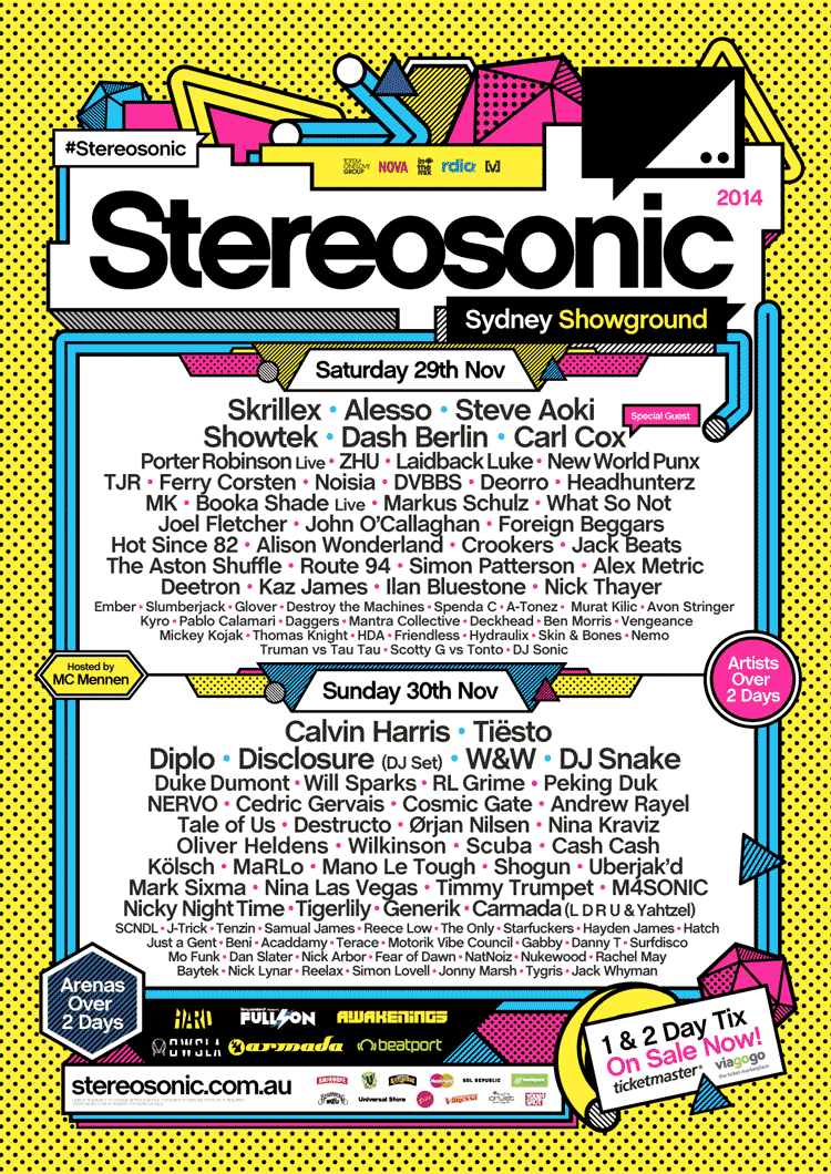 stereosonic-2014-lineup-sydney-poster