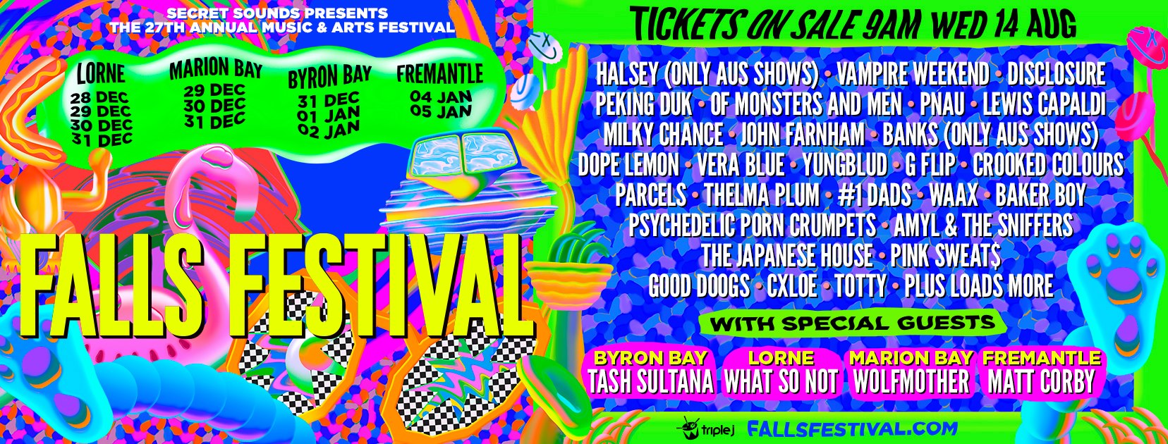 falls-festival-lineup-2019-poster-oz-edm