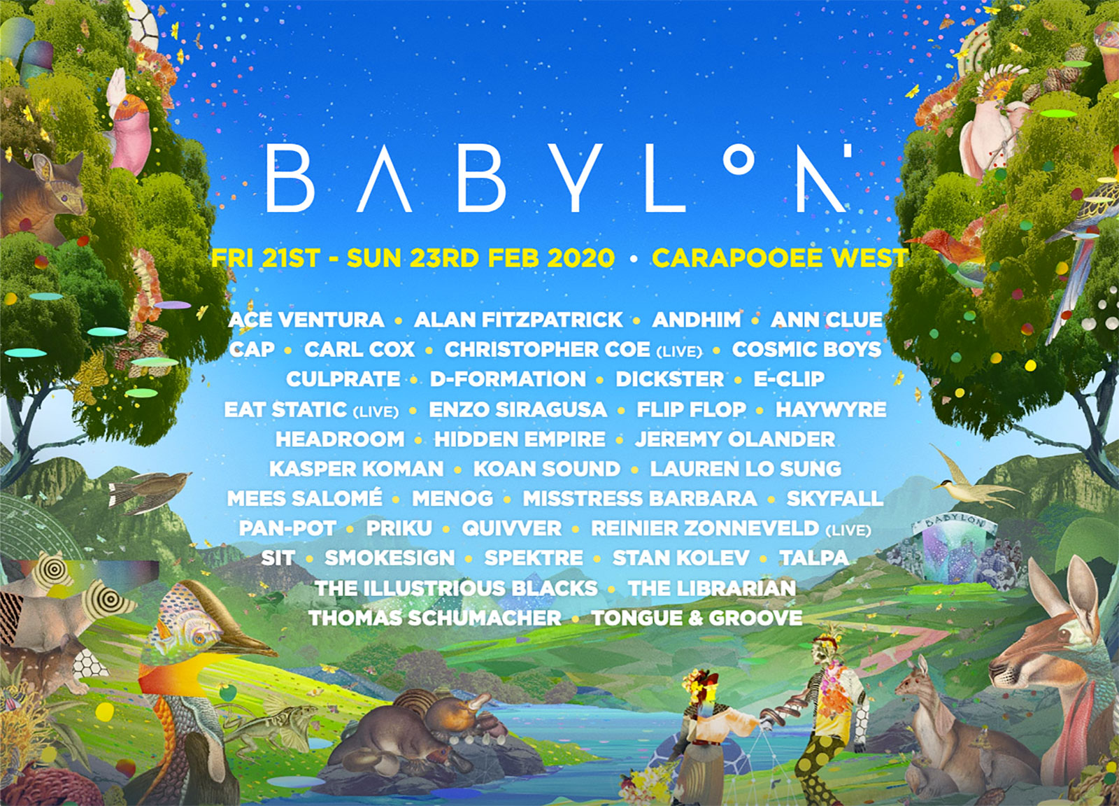 babylon-2020-lineup-oz-edm-poster