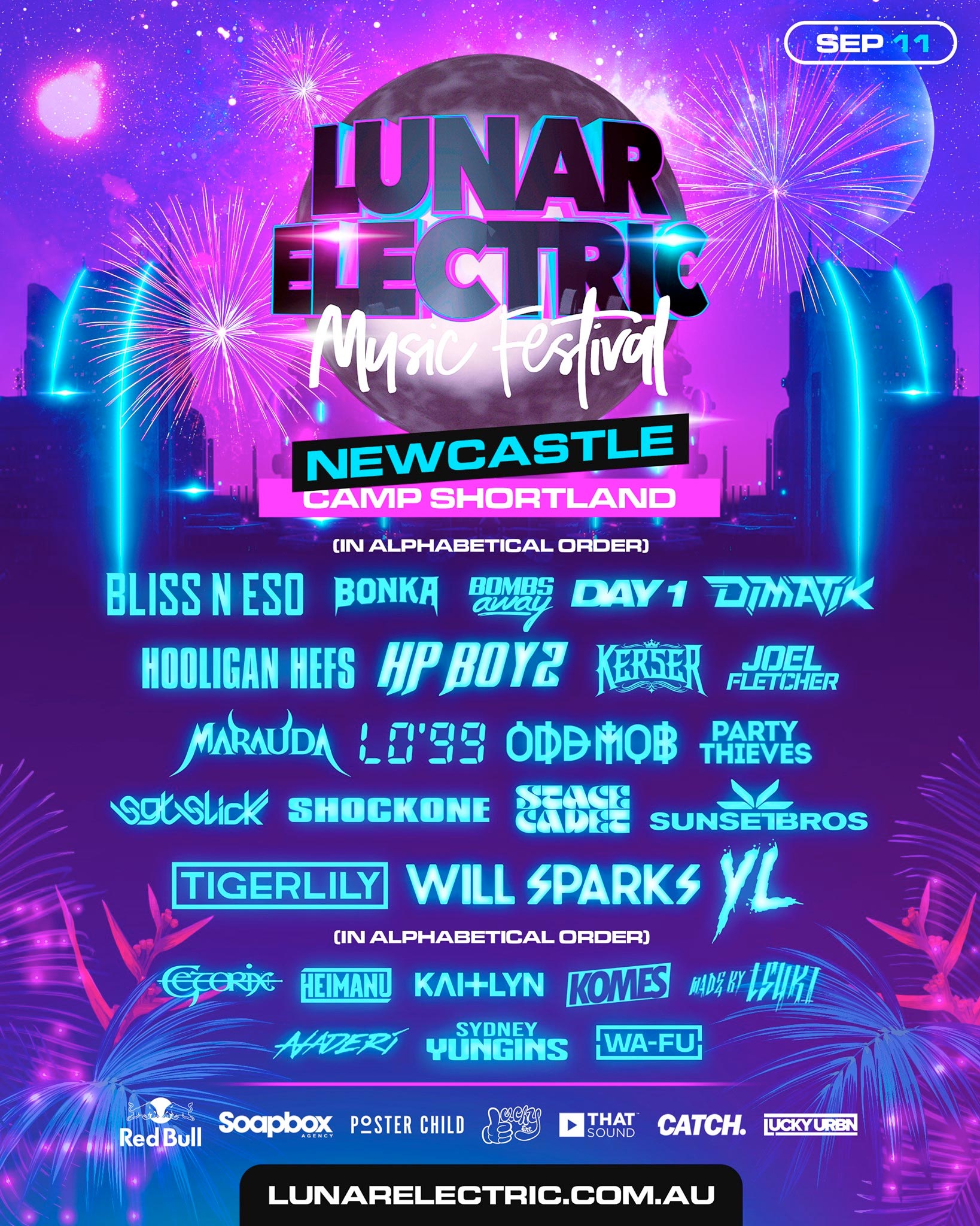 lunar-electric-festival-2021-newcastle-lineup-poster
