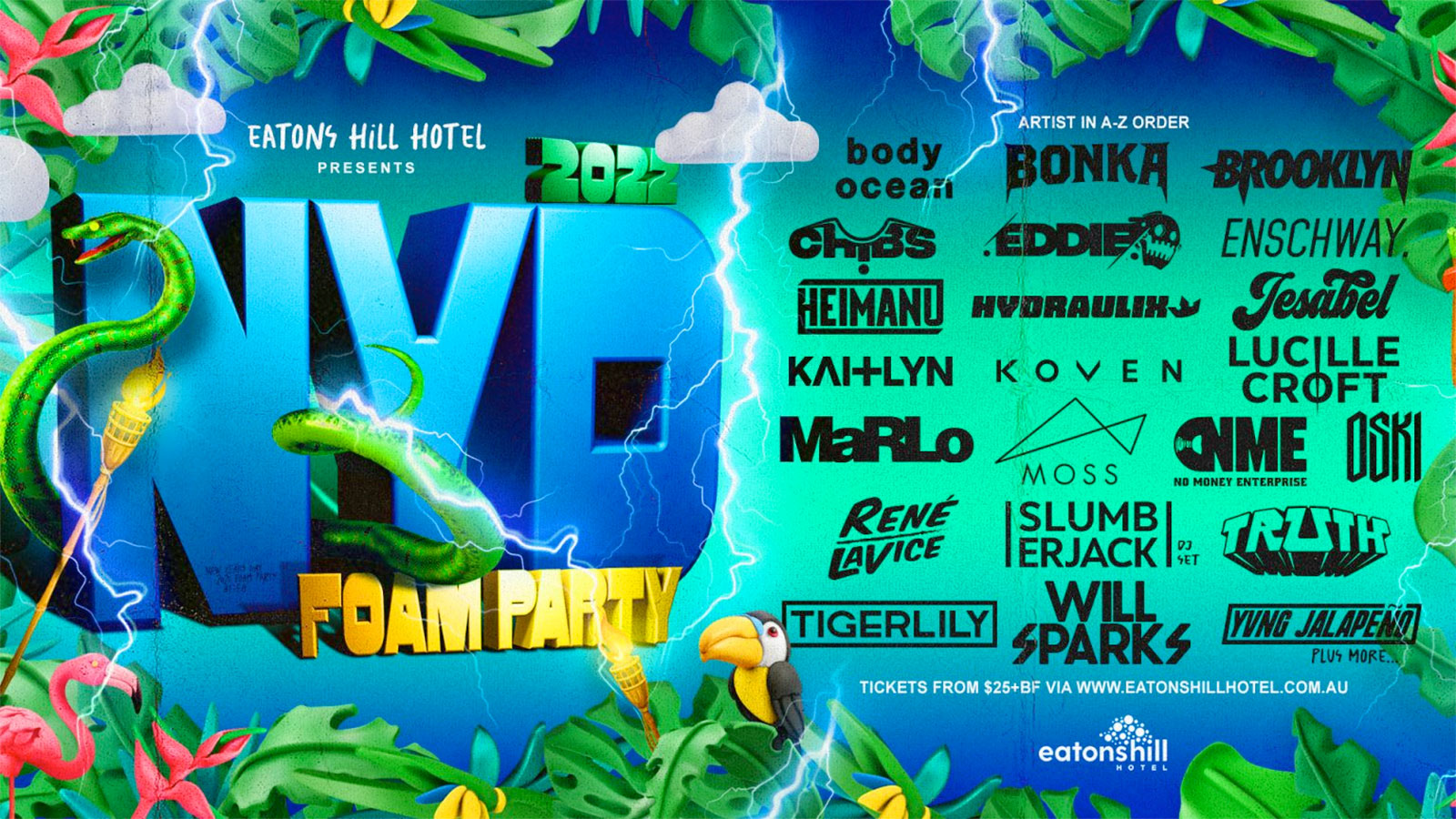 eatons-hill-hotel-nyd-foam-party-2022-poster-oz-edm