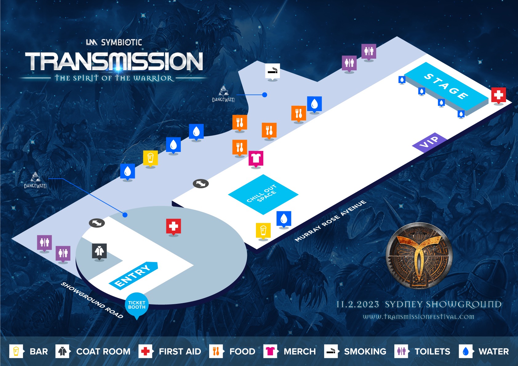 transmission-festival-sydney-2023-map