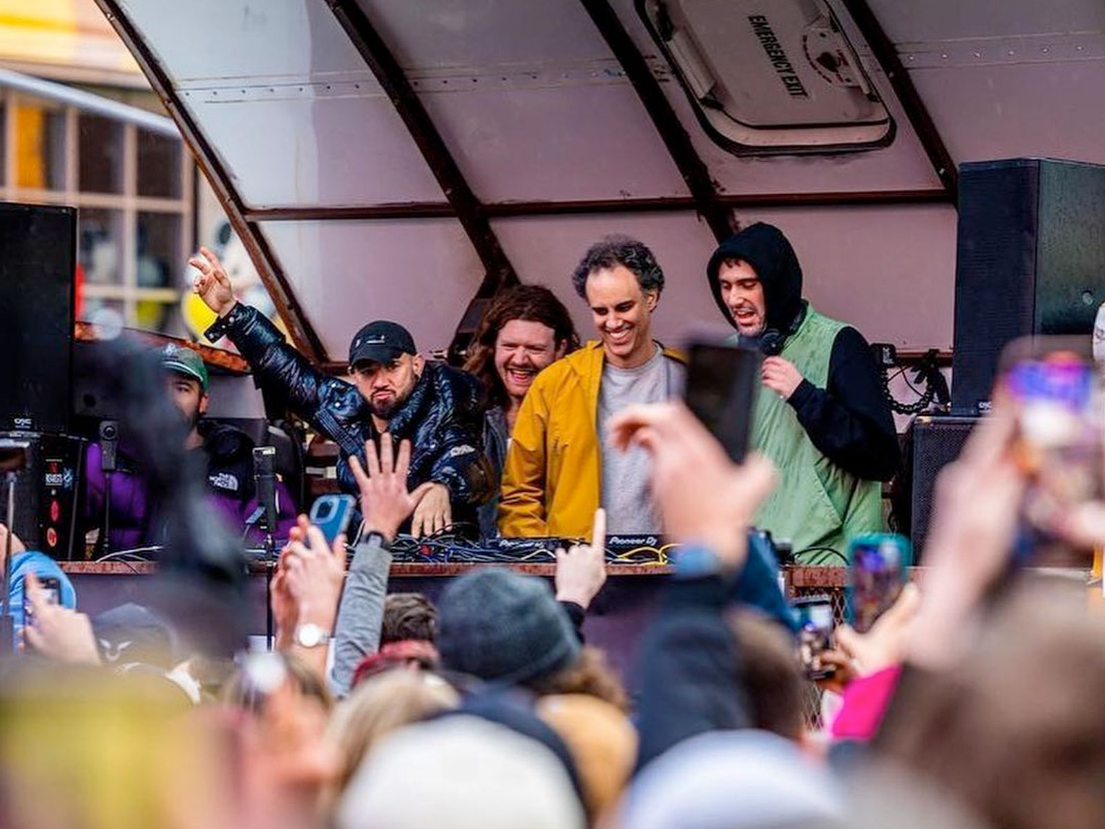 Watch Skrillex, Fred Again.. & Four Tet Perform in Times Square New York Feature