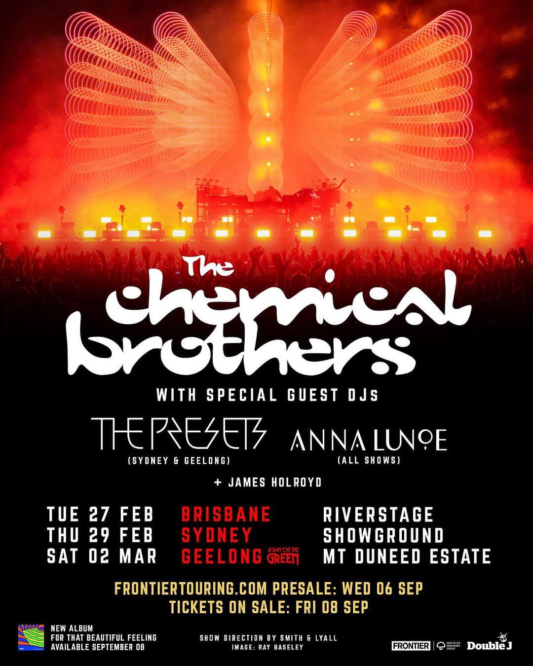 chemical brothers melbourne tour