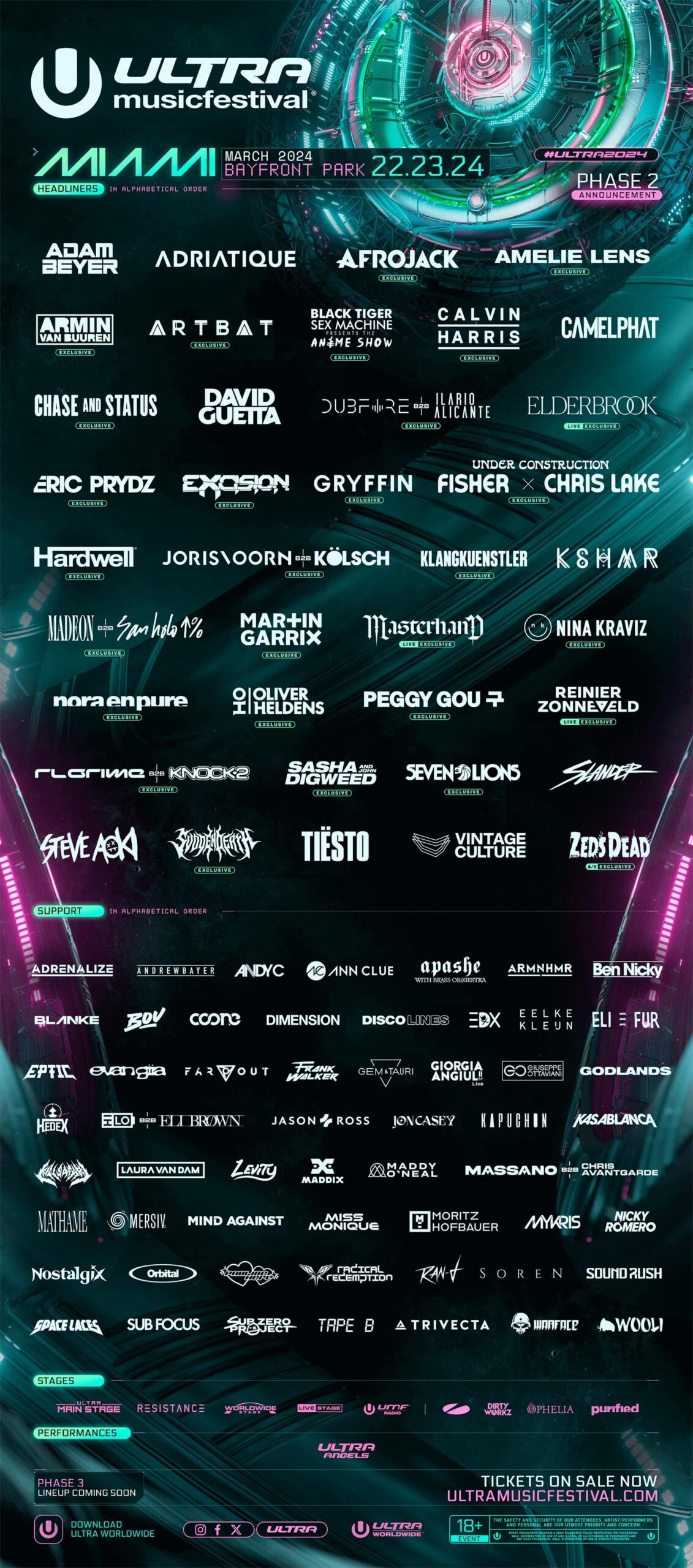 ultra-music-festival-2024-phase-2-lineup-miami-poster-oz-edm
